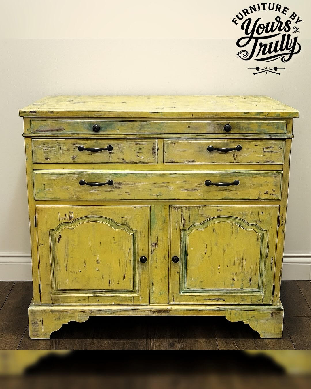 Wallace Nutting Breadboard Cabinet